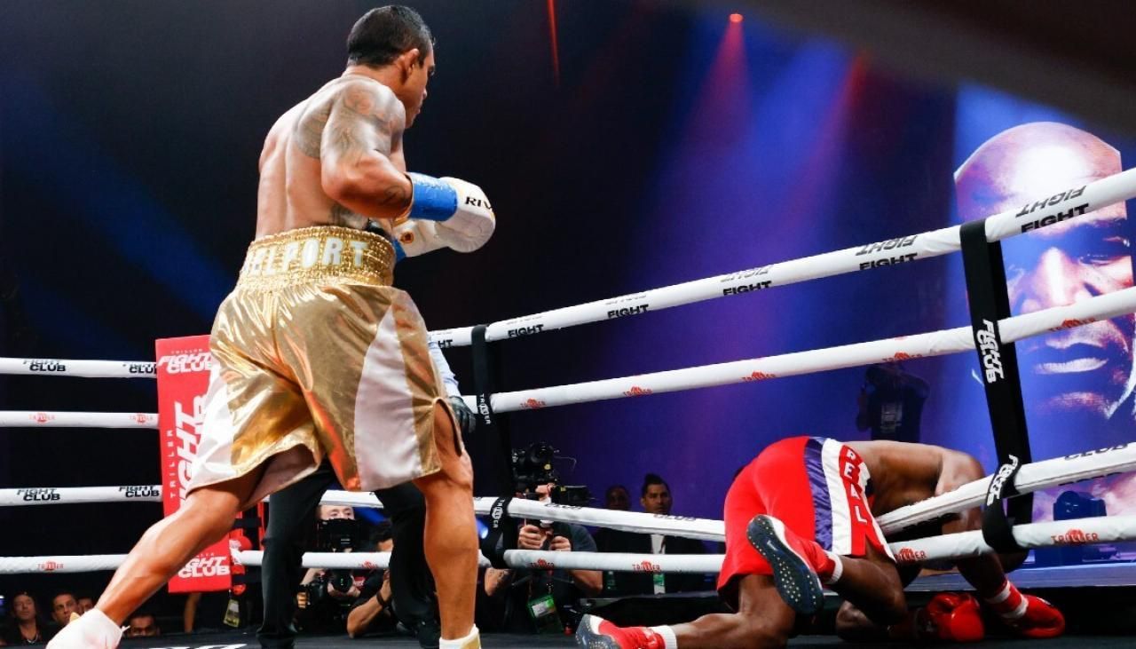 Бесславное возвращение: Холифилд проиграл Белфорту нокаутом в первом поединке за 10 лет – видео Бесславное возвращение: Холифилд проиграл Белфорту нокаутом в первом поединке за 10 лет – видео