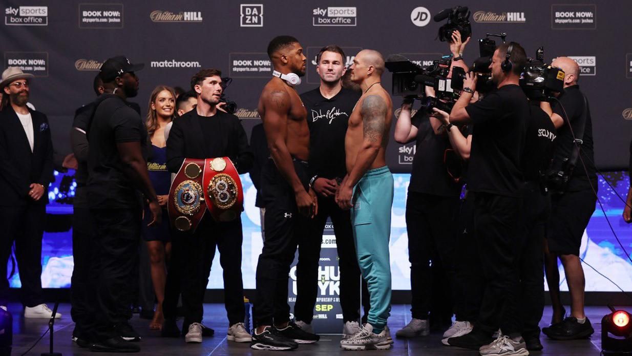 Бій Усик – Джошуа, зважування: дивитися онлайн Бій Усик – Джошуа, зважування: дивитися онлайн