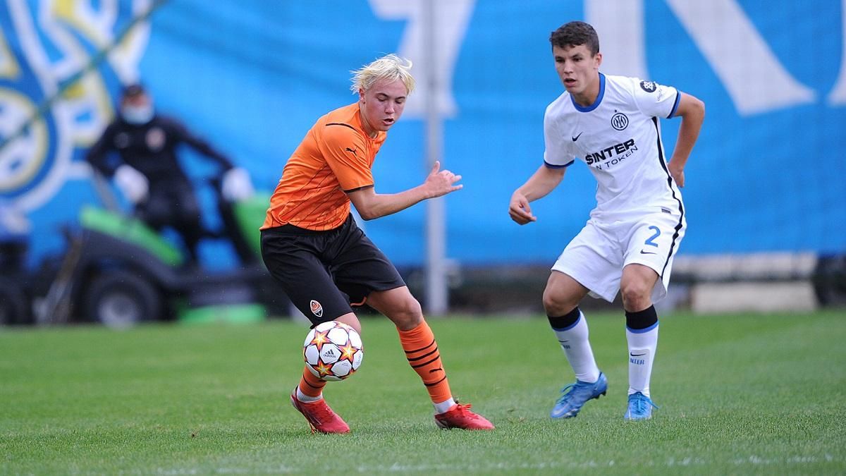 Шахтар поступився Інтеру в юнацькій Лізі Чемпіонів - Спорт 24 Шахтар поступився Інтеру в юнацькій Лізі Чемпіонів - Спорт 24