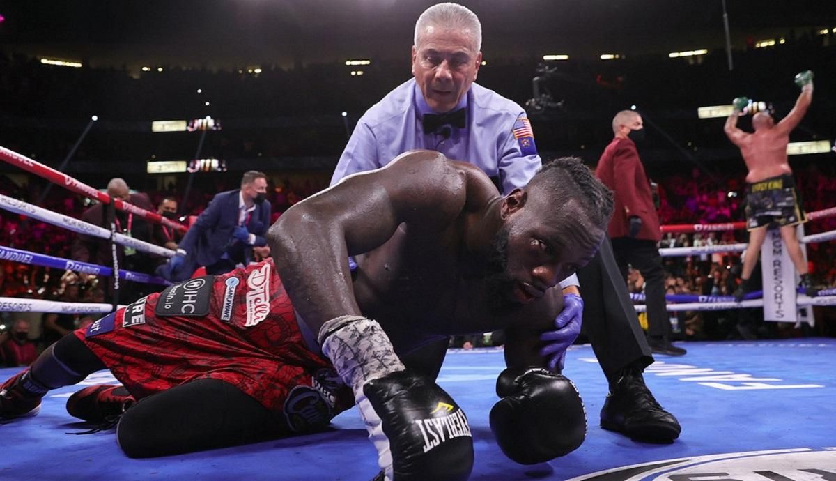 Фьюри уничтожил Уайлдера, побывав в двух нокдаунах: видео нокаута Фьюри уничтожил Уайлдера, побывав в двух нокдаунах: видео нокаута