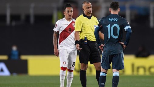 Месси обвинил арбитра в предвзятом судействе в матче Аргентина – Перу
