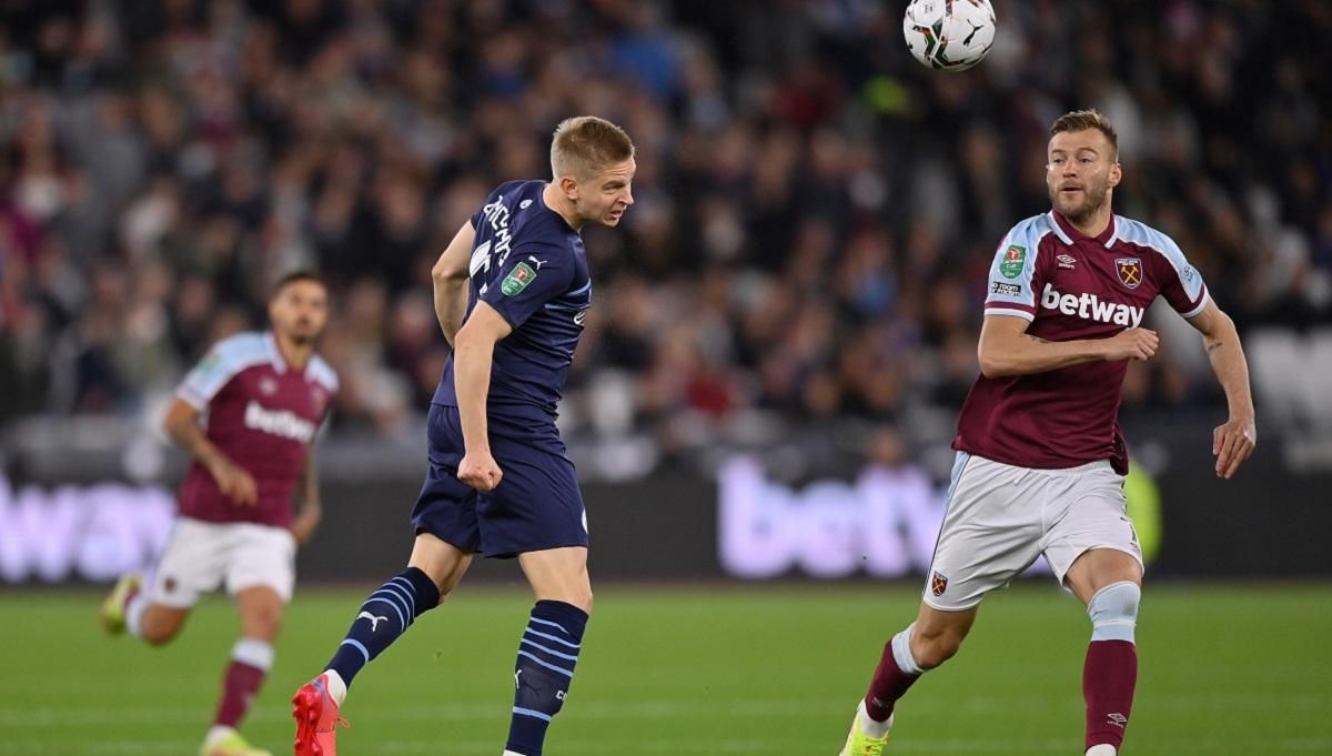 Зинченко – лучший игрок МанСити в игре с Вест Хэмом, Ярмоленко – один из худших Зинченко – лучший игрок МанСити в игре с Вест Хэмом, Ярмоленко – один из худших