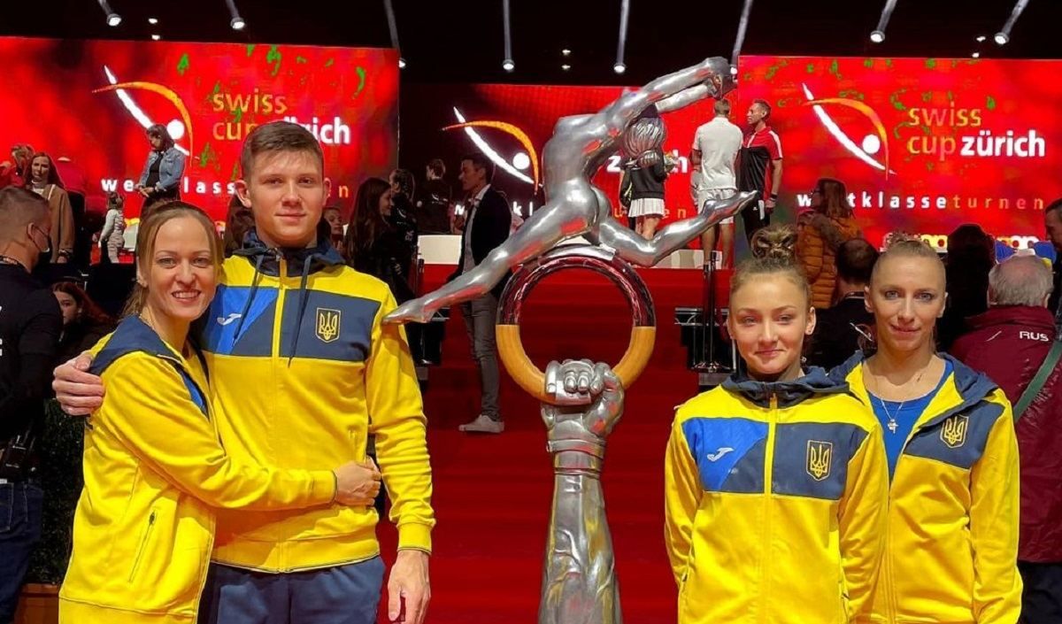 Украинские гимнасты завоевали серебро на турнире в Швейцарии
