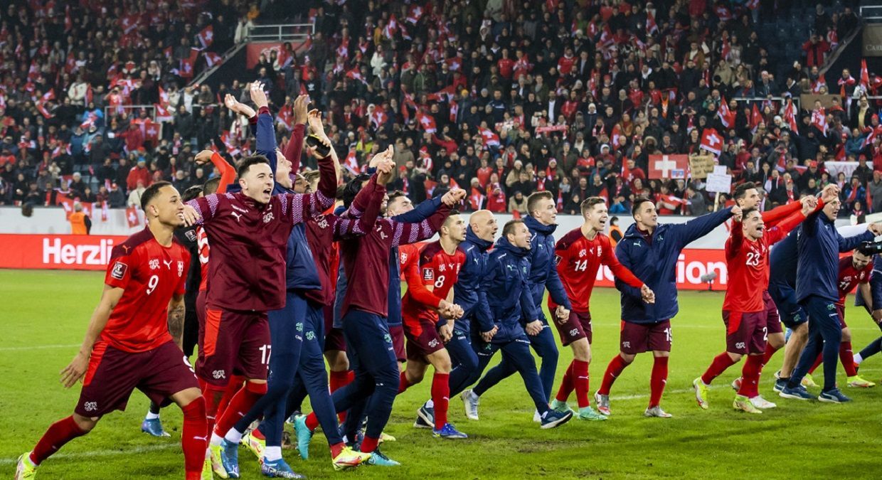 Швейцарія безжально розбила Болгарію та оформила вихід на ЧС-2022 - Спорт 24 Швейцарія безжально розбила Болгарію та оформила вихід на ЧС-2022 - Спорт 24