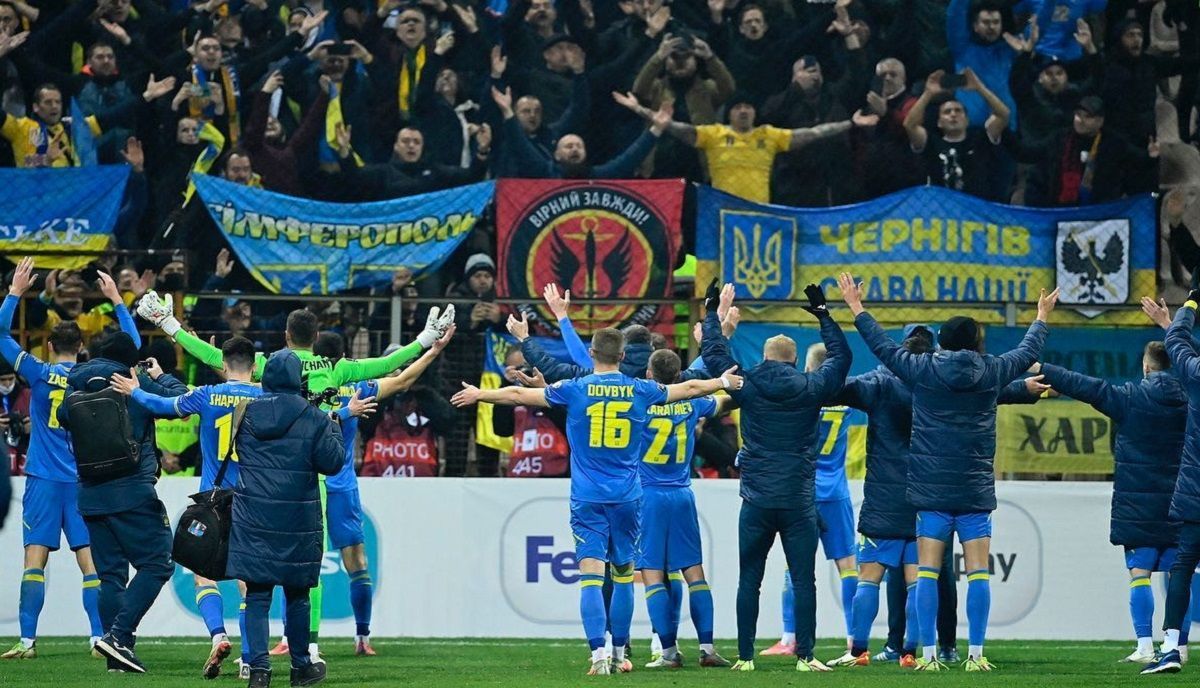 Футболисты сборной Украины попали в символическую команду отбора на ЧМ-2022