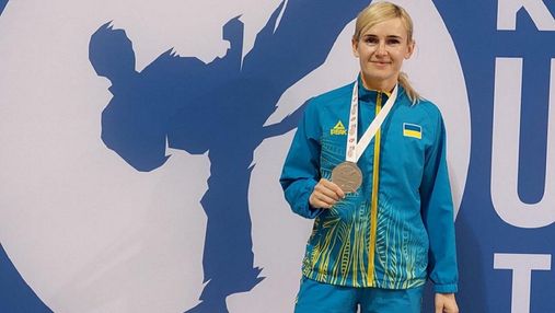 Один день – три медалі для України: каратистка Серьогіна взяла "срібло" чемпіонату світу