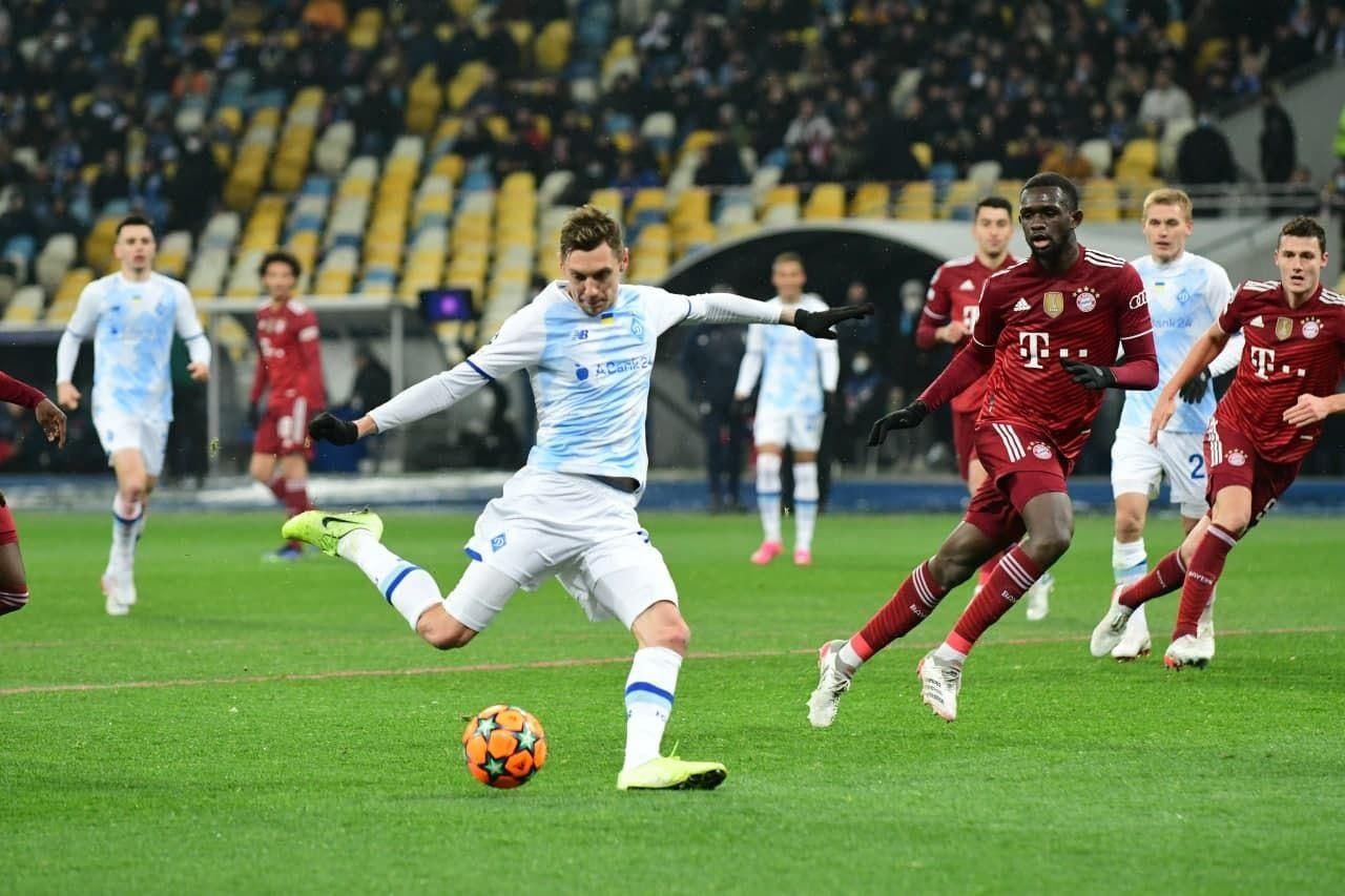 Гармаш прокомментировал гол в ворота Баварии – это первый гол Динамо в Лиге чемпионов