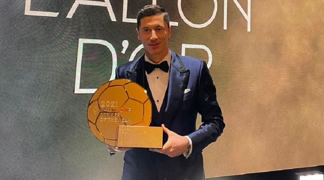 Поблагодарил Баварию и верных фанатов: Левандовский поздравил Месси с "Золотым мячом" Поблагодарил Баварию и верных фанатов: Левандовский поздравил Месси с "Золотым мячом"