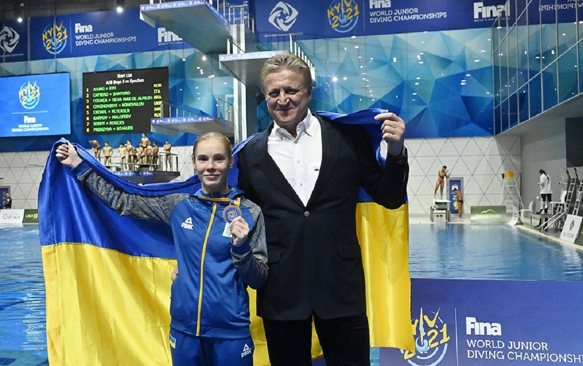 16-летняя украинка завоевала "золото" на юниорском чемпионате мира по прыжкам в воду