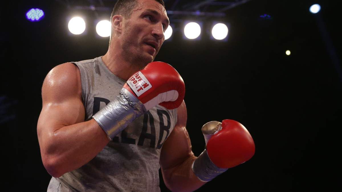 Ждем возвращения: Владимир Кличко показал, как бил соперника в спарринге Ждем возвращения: Владимир Кличко показал, как бил соперника в спарринге