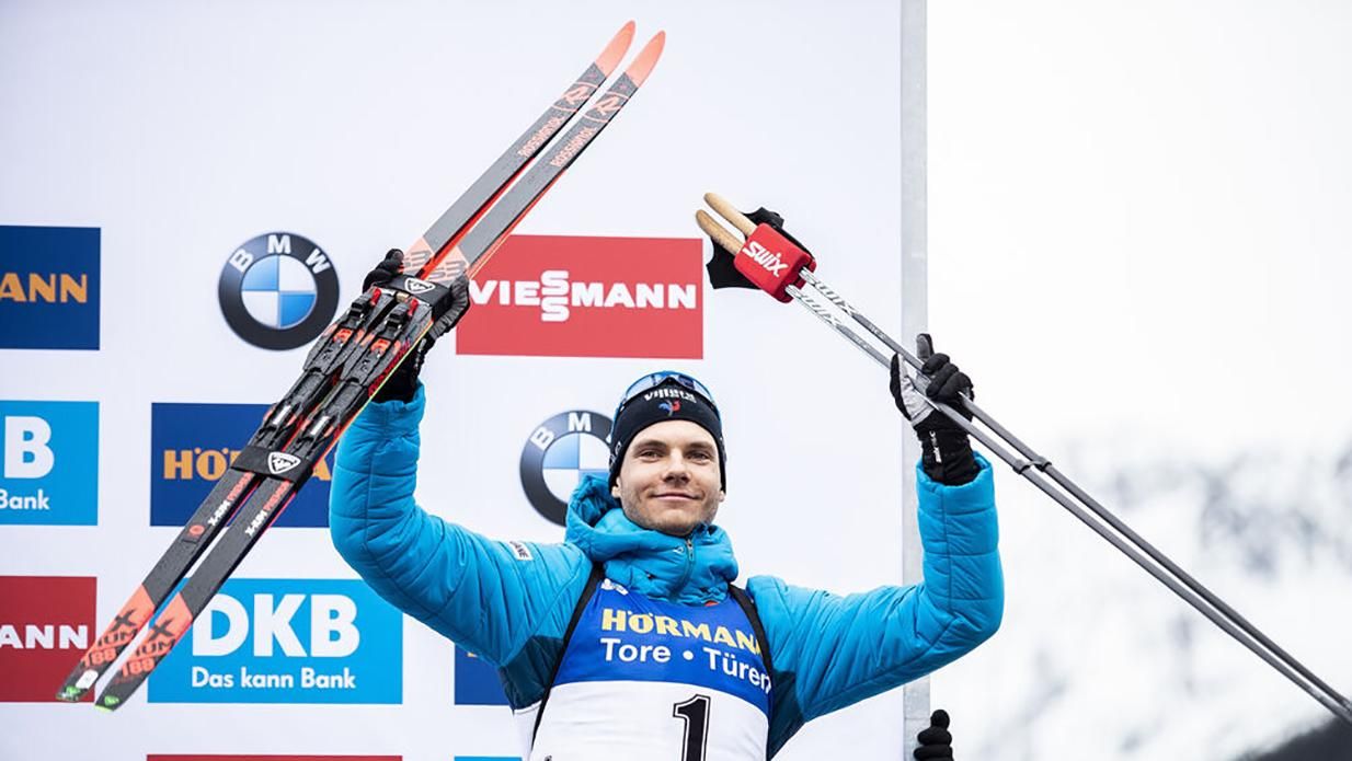 Француз Жаклен выиграл последнюю биатлонную гонку 2021 года, украинцы пропустили масс-старт Француз Жаклен выиграл последнюю биатлонную гонку 2021 года, украинцы пропустили масс-старт