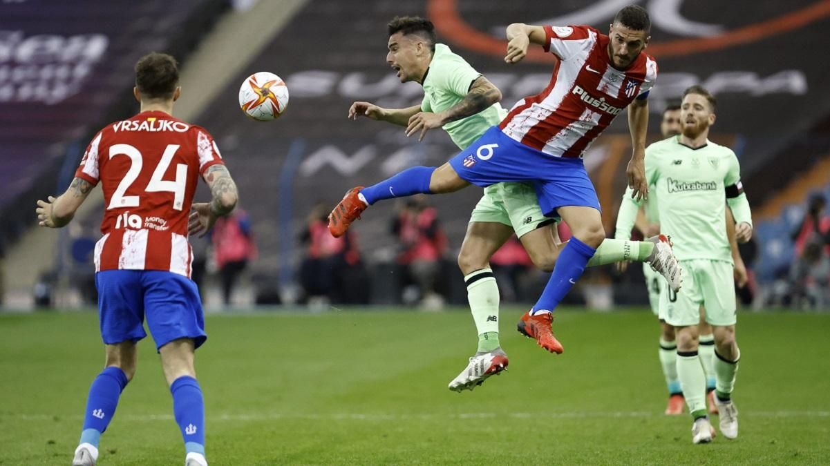 Атлетіко пролетіло повз фінал Суперкубка Іспанії: Атлетік буде боротись за трофей з Реалом - Спорт 24 Атлетіко пролетіло повз фінал Суперкубка Іспанії: Атлетік буде боротись за трофей з Реалом - Спорт 24