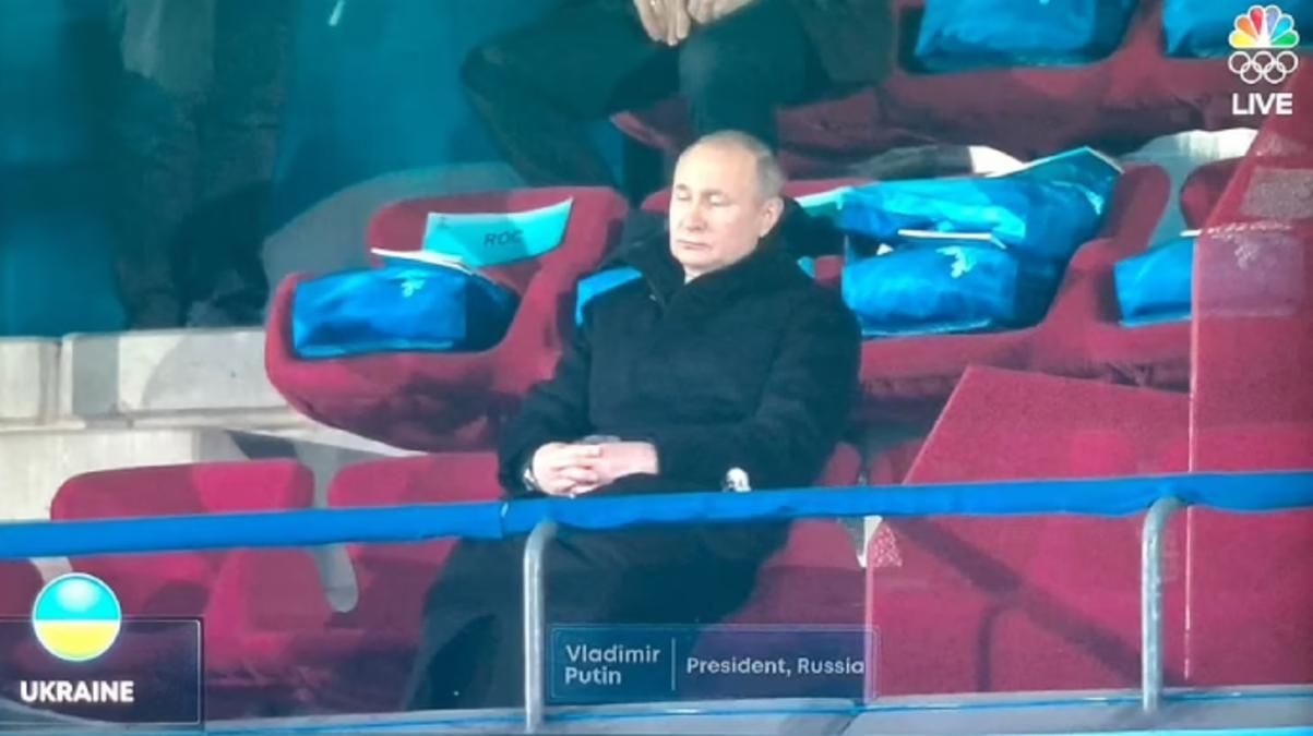 Путін вдав ніби спить, коли на Олімпіаді-2022 виходила збірна України,– ЗМІ - Росія новини - 24 Канал