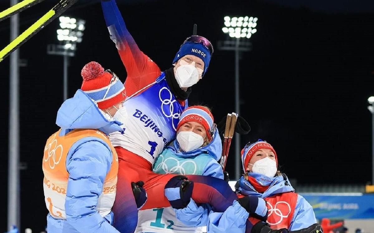 Дивом виграли "золото": як Словенія допомогла Норвегії перемогти у змішаній естафеті - Спорт 24