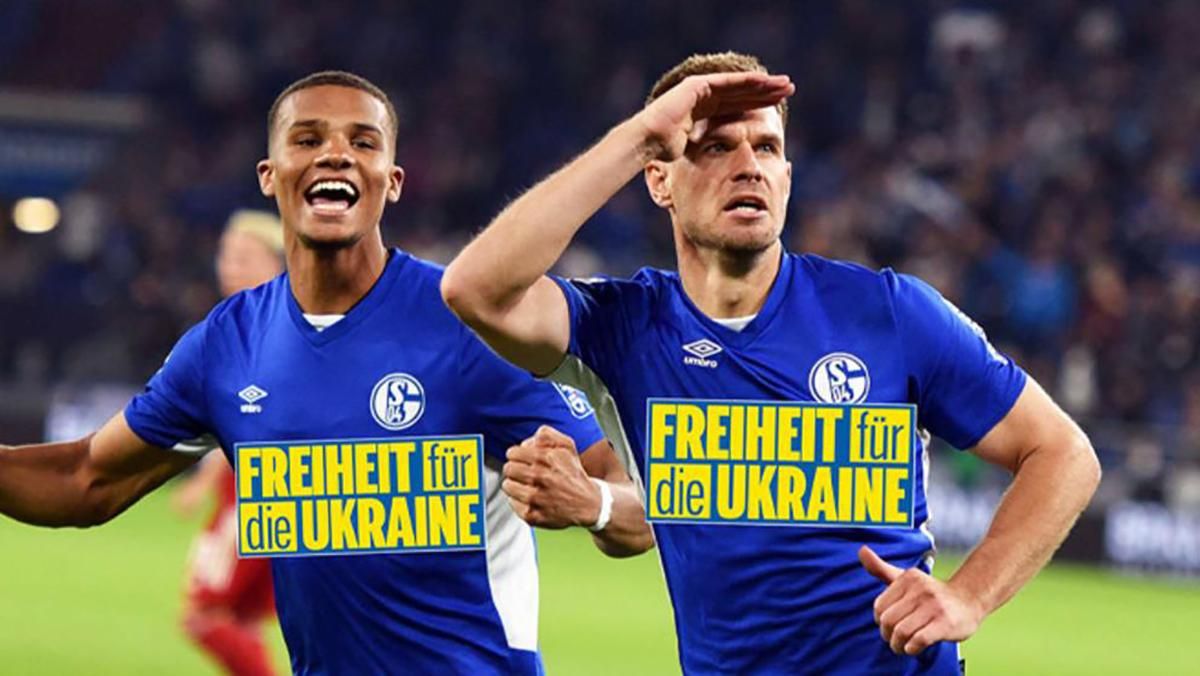"Свободу Украине" вместо "Газпрома": немецкий Bild прикрыл российского спонсора на футболистах