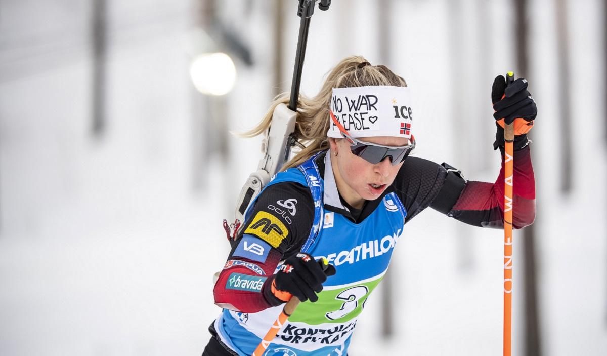 Сине-желтые сердца и "Нет войне": биатлонистки поддержали Украину на Кубке мира – щемящие фото - 24 канал Спорт Сине-желтые сердца и "Нет войне": биатлонистки поддержали Украину на Кубке мира – щемящие фото - 24 канал Спорт