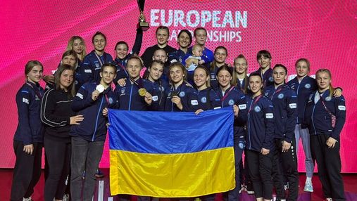 Женская сборная Украины выиграла медальный зачет чемпионата Европы по борьбе