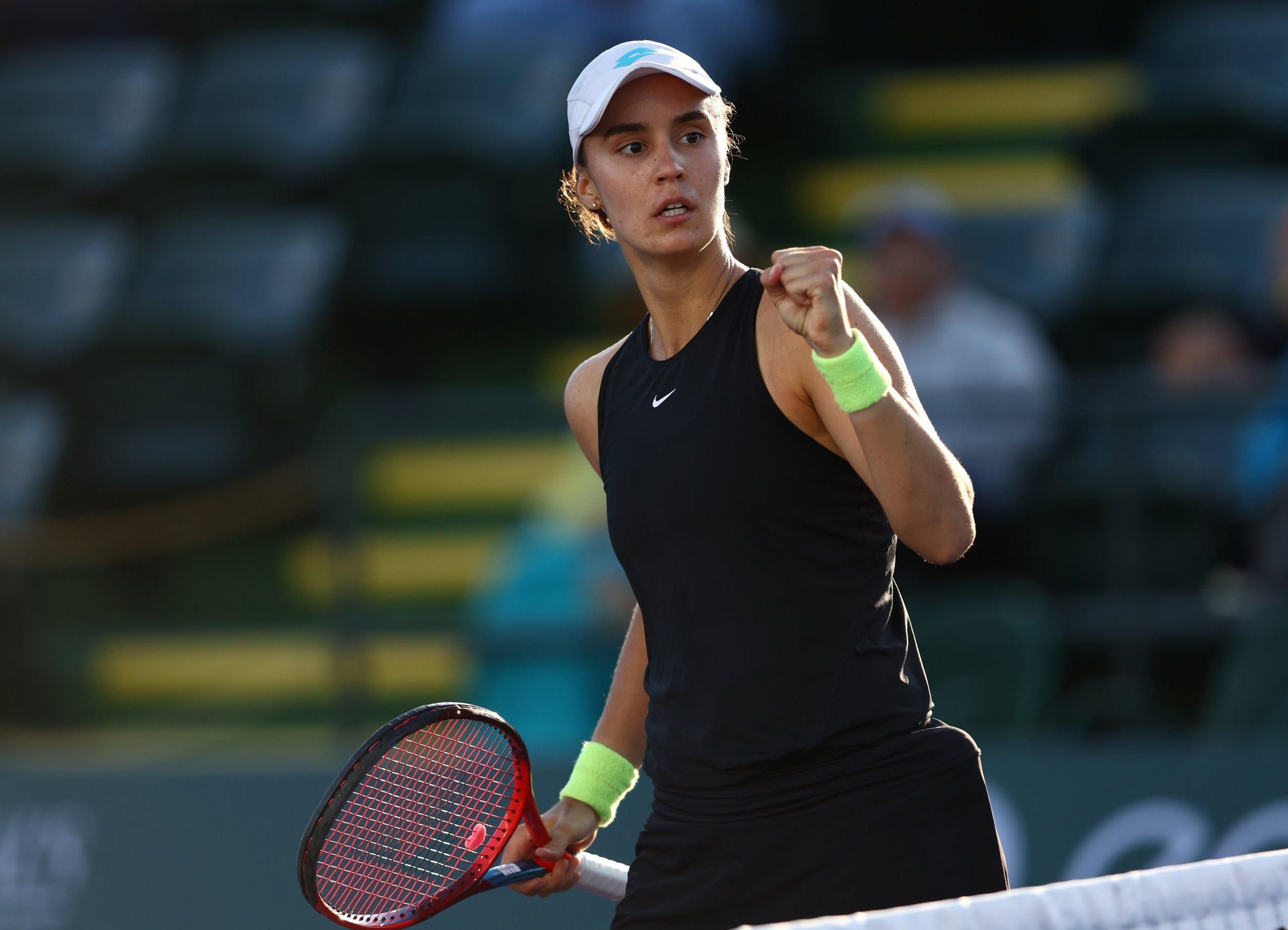 Калініна стартувала з яскравої перемоги у Чарльстоні: українка вибила суперницю з Білорусі - 24 канал Спорт Калініна стартувала з яскравої перемоги у Чарльстоні: українка вибила суперницю з Білорусі - 24 канал Спорт