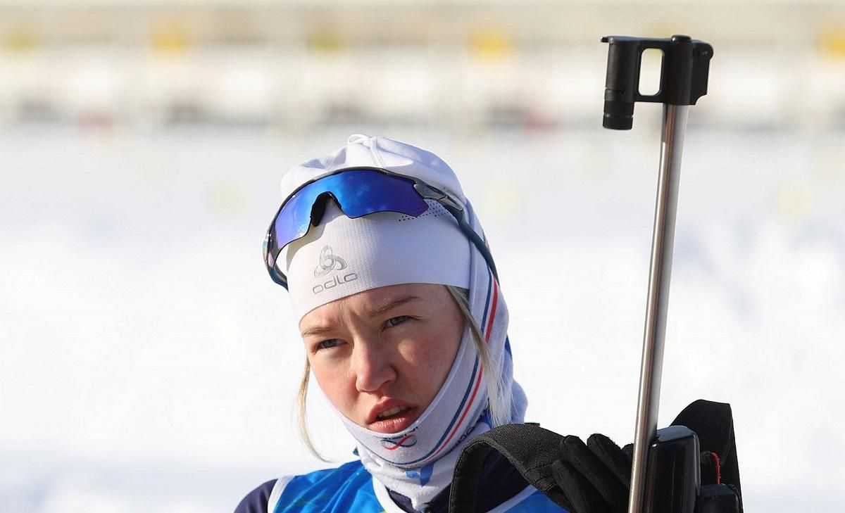 Натуралізована біатлоністка з Росії заявила, що у війні в Україні винні "дві сторони" - 24 канал Спорт Натуралізована біатлоністка з Росії заявила, що у війні в Україні винні "дві сторони" - 24 канал Спорт