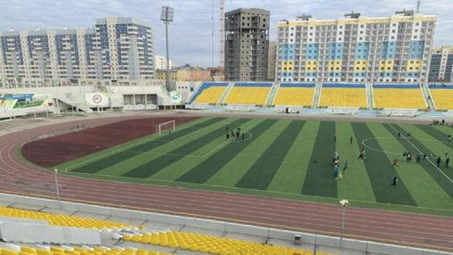 У Росії демонтували один зі стадіонів через синьо-жовті трибуни