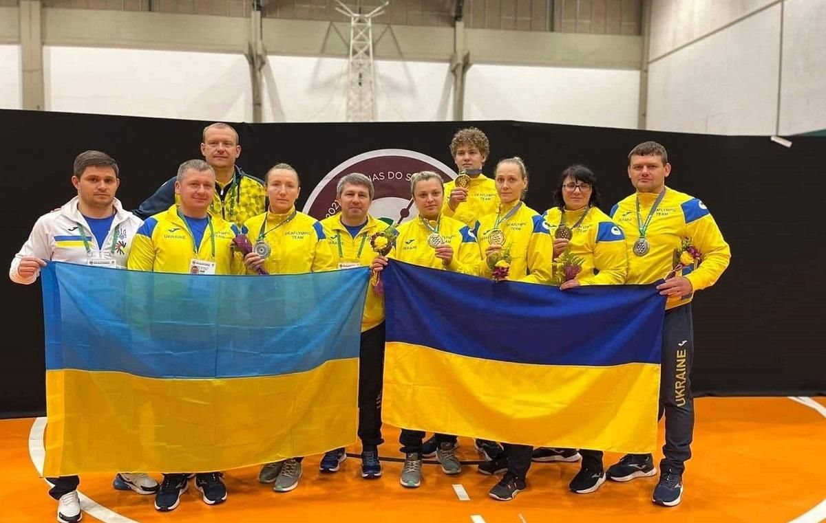 Украина продолжает лидировать на Дефлимпиаде  сборная добыла в борьбе 13 народ в третий день - 24 канал Спорт