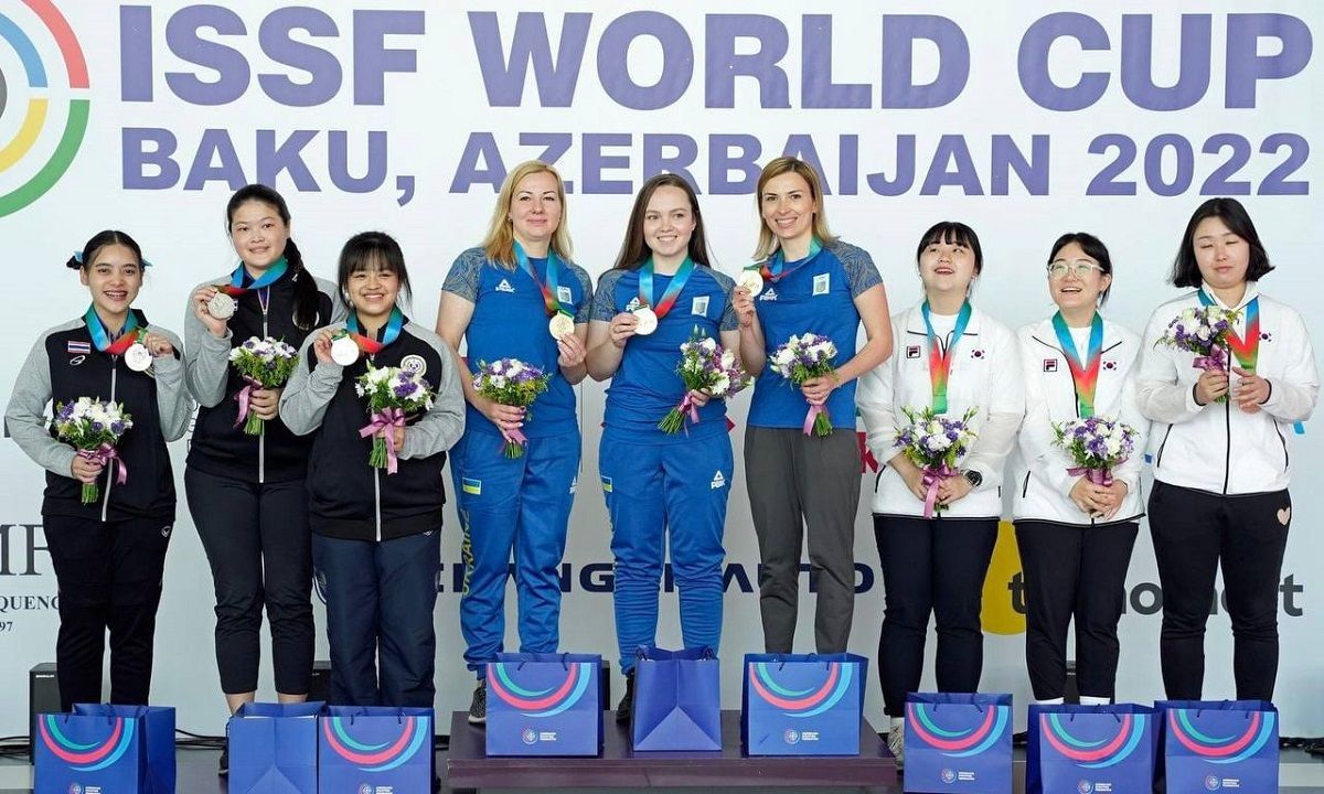 Украина получила "золото" на этапе Кубка мира по шаровой стрельбе в командных соревнованиях - 24 канал Спорт Украина получила "золото" на этапе Кубка мира по шаровой стрельбе в командных соревнованиях - 24 канал Спорт