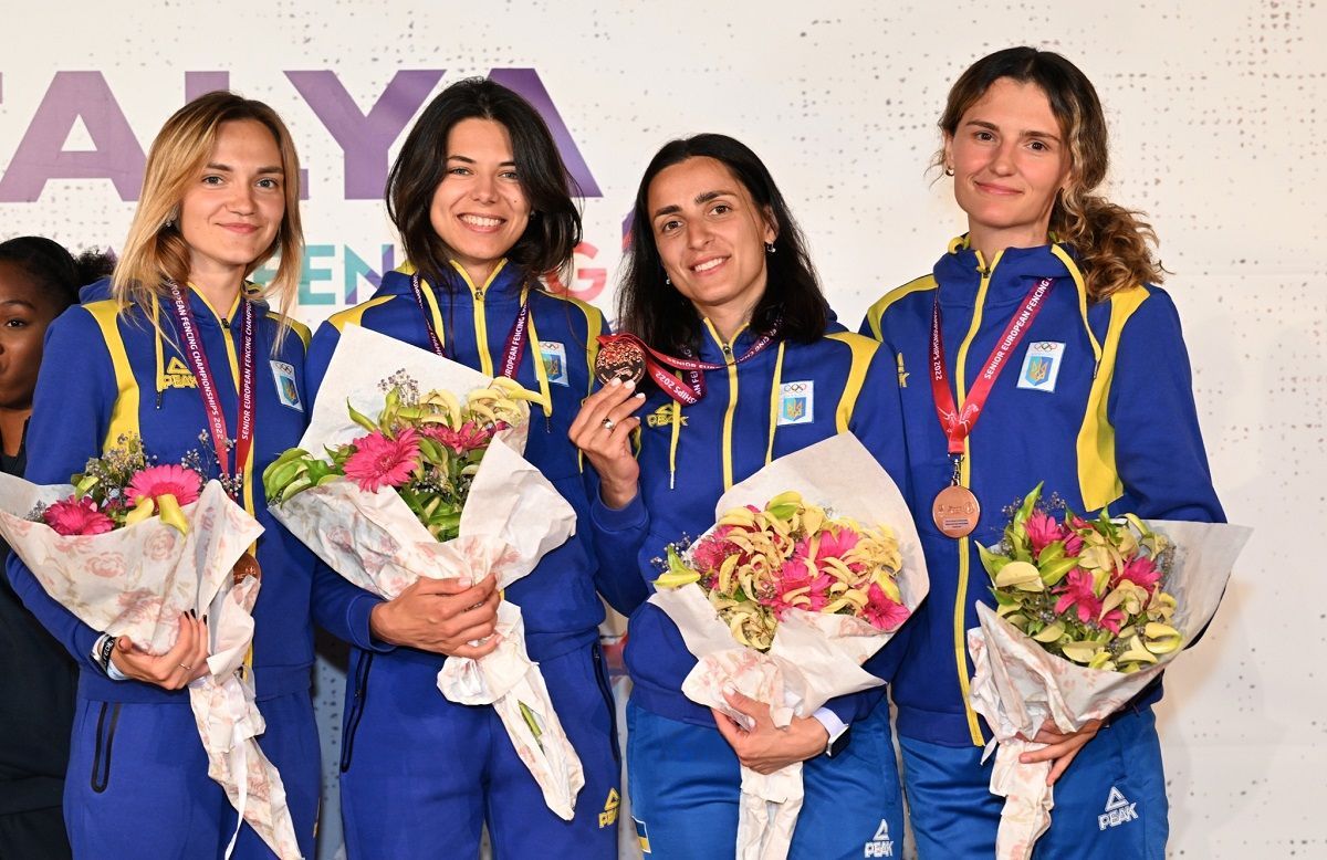 Жіноча збірна України на чолі з Шемякіною стала третьою на чемпіонаті Європи у шпазі - 24 канал Спорт