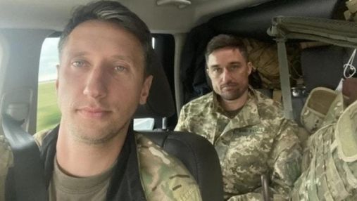 Теннисисты Стаховский и Долгополов привезли на передовую помощь украинским военным