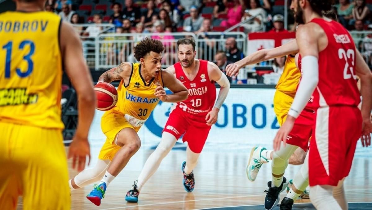 Сборная Украины уверенно победила Грузию в отборе на чемпионат мира по баскетболу