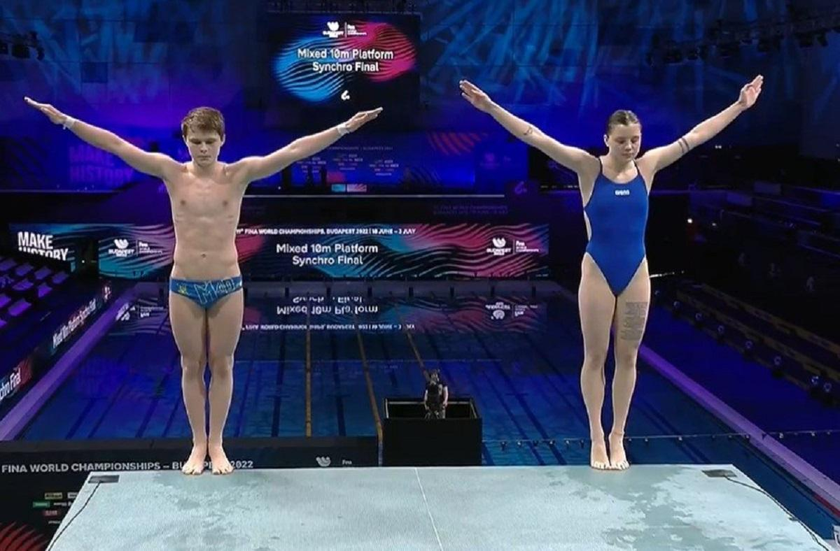 Среда и Лискун получили серебро по синхронным прыжкам в воду на чемпионате мира