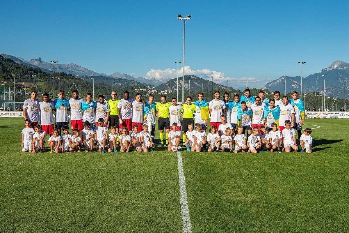 Динамо перемогло швейцарський Сьйон у благодійному матчі Динамо перемогло швейцарський Сьйон у благодійному матчі