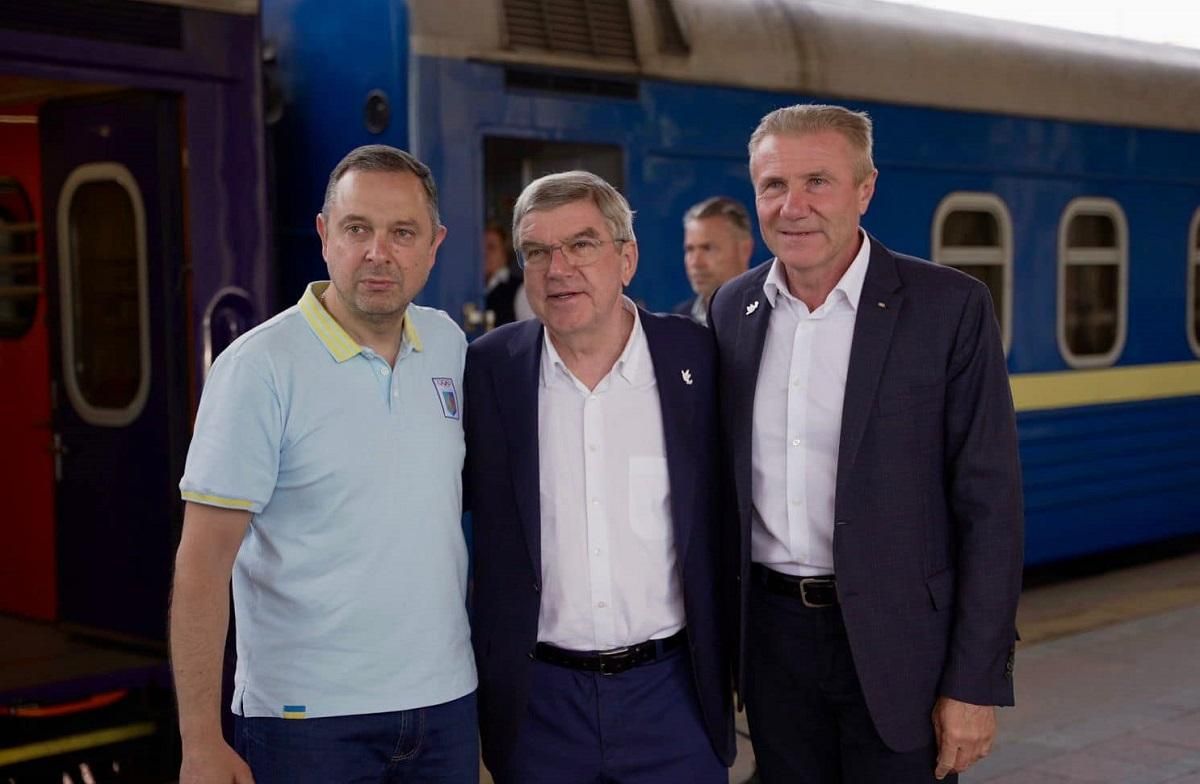 Очільник МОК Томас Бах зустрівся у Києві з Гутцайтом та Бубкою
