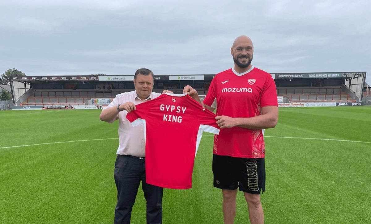 Фьюри стал спонсором английского клуба Моркам Фьюри стал спонсором английского клуба Моркам