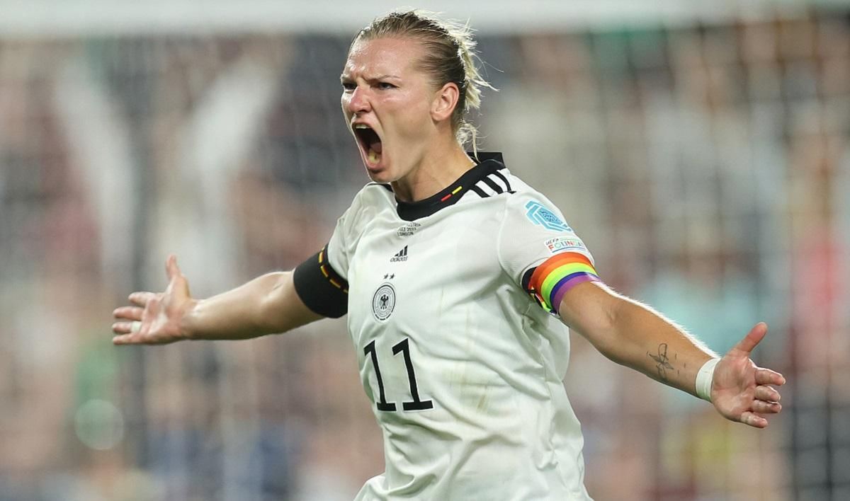 Германия – Австрия - ошибка вратарки гостей - 1/4 финала Евро-2022
