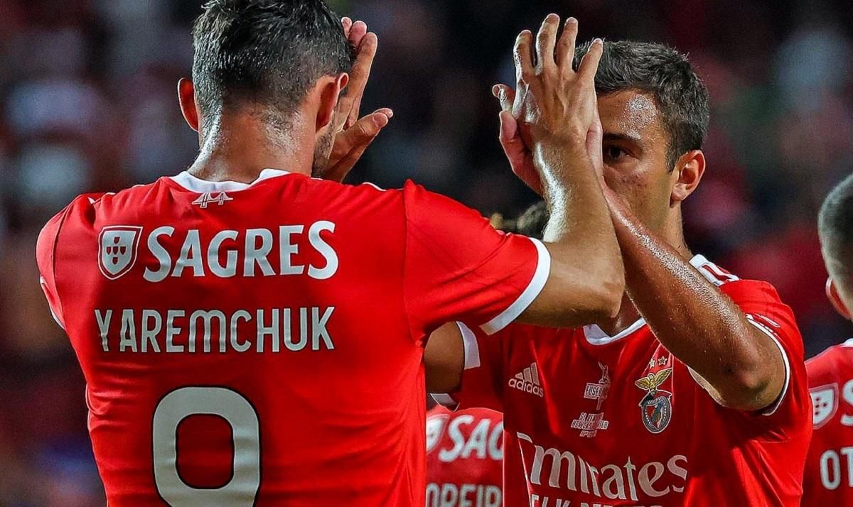 Бенфика – победитель Кубка Эусебио - как ассист Яремчук принес победу Бенфика – победитель Кубка Эусебио - как ассист Яремчук принес победу