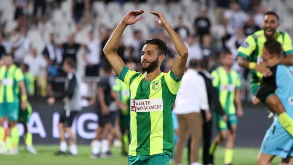 Залякує Дніпро-1: відео неймовірного голу гравця АЕКа, що вивів його команду на українців в ЛЄ Залякує Дніпро-1: відео неймовірного голу гравця АЕКа, що вивів його команду на українців в ЛЄ