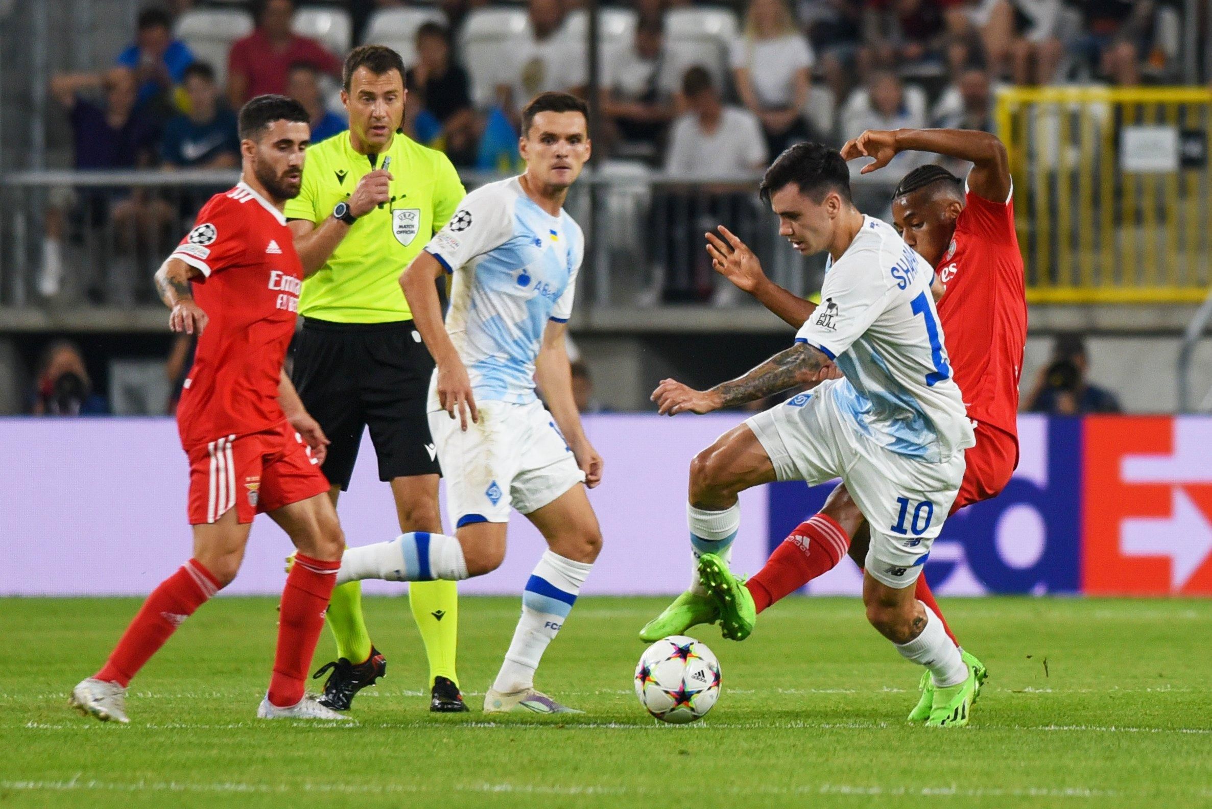 Динамо Киев – Бенфика – видео голов и счет матча Динамо Киев – Бенфика – видео голов и счет матча