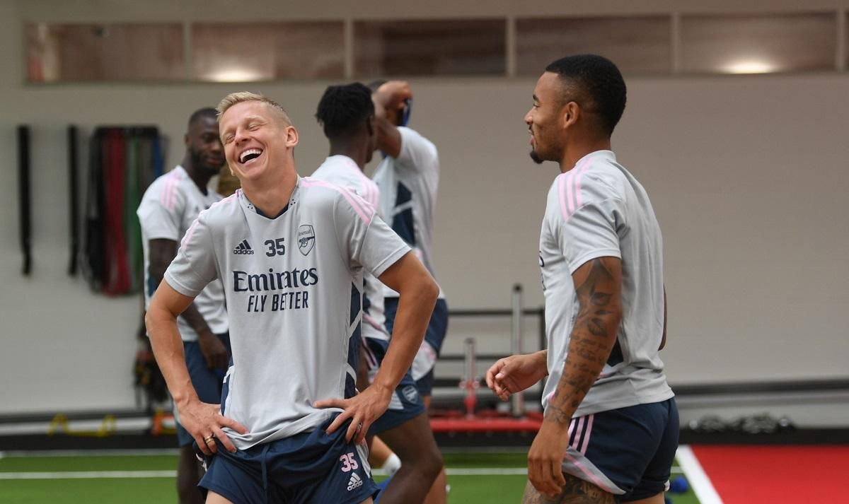 Зінченко гравців Арсенала на тренуванні – відео техніки українця Зінченко гравців Арсенала на тренуванні – відео техніки українця