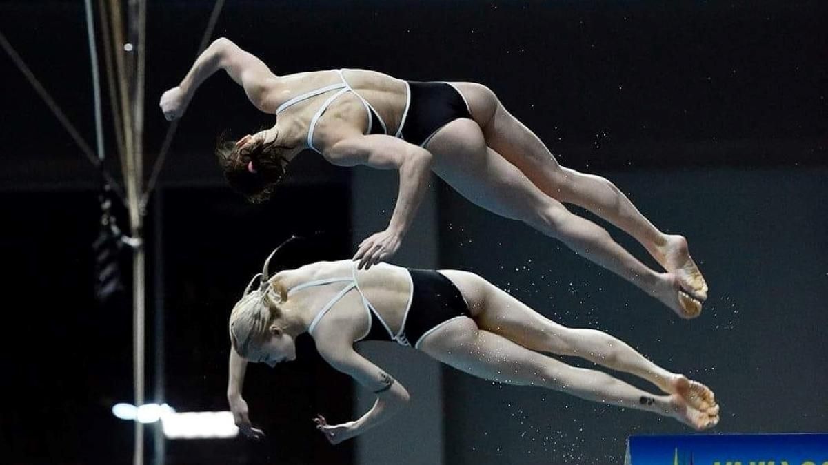 Українки Софія Лискун та Ксенія Байло стали віцечемпіонками Європи у стрибках у воду