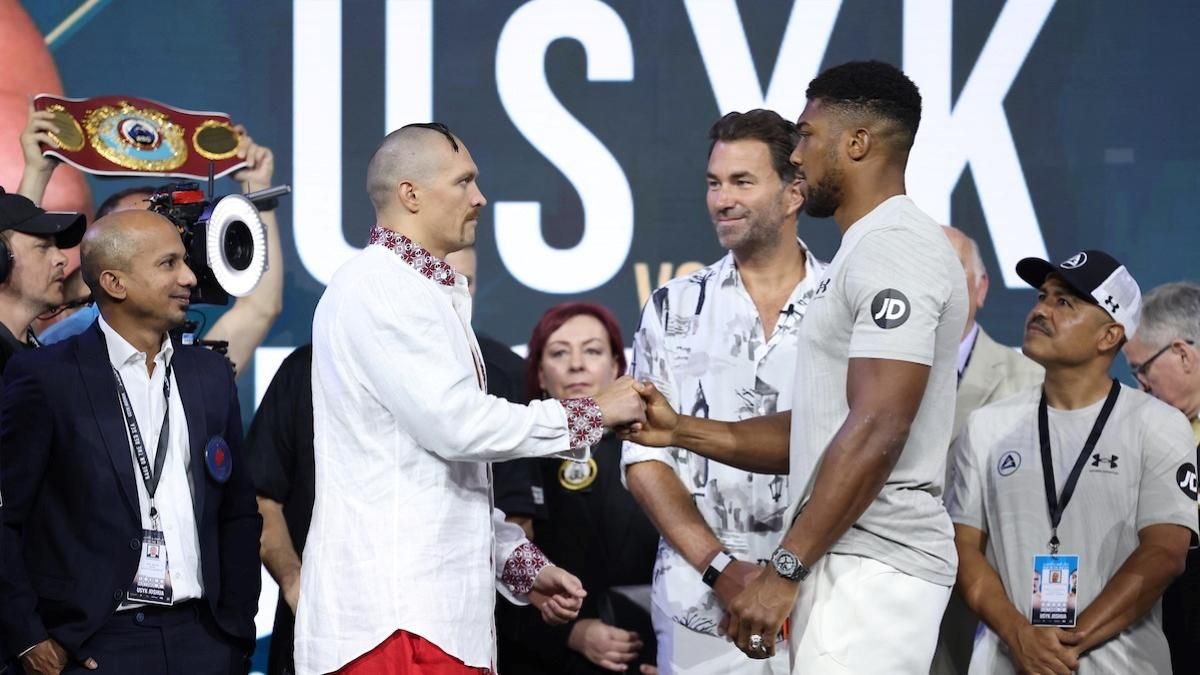 Букмекери змінили коефіцієнти на бій Усик – Джошуа 2 Букмекери змінили коефіцієнти на бій Усик – Джошуа 2