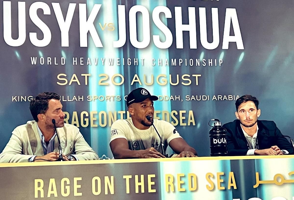 Ентоні Джошуа дав волю емоціям Ентоні Джошуа дав волю емоціям