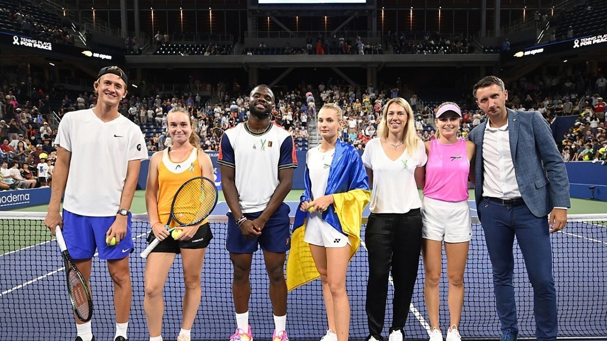 Us Open-2022 – звезды тенниса сыграли в благотворительном матче в поддержку Украины