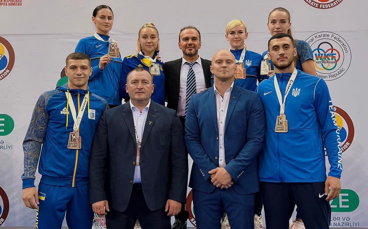 Прекрасное выступление украинских каратистов в Баку Прекрасное выступление украинских каратистов в Баку