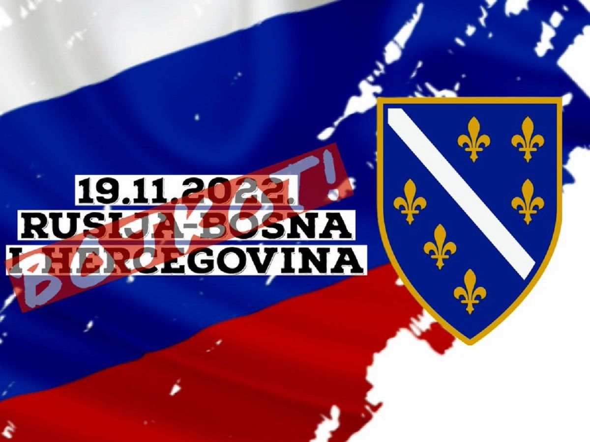 Росія – Боснія і Герцеговина – фанати гостей закликають бойкотувати матч