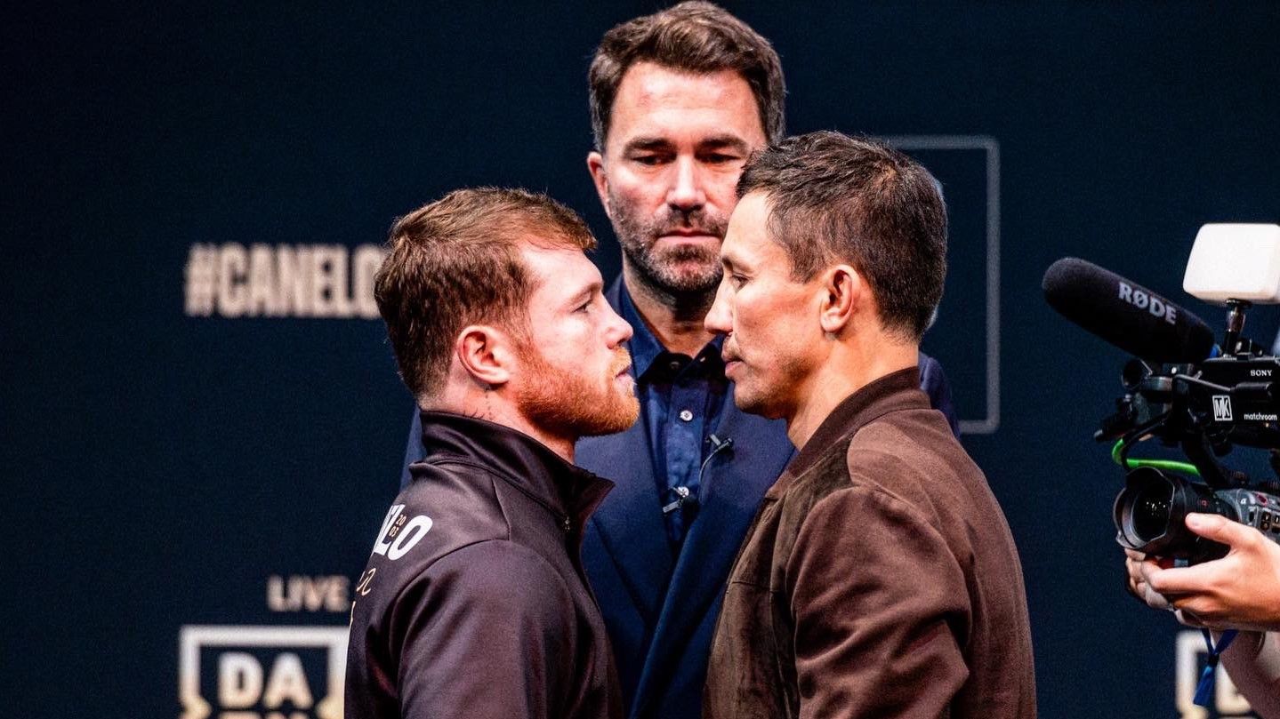 Сауль Альварес та Геннадій Головкін Сауль Альварес та Геннадій Головкін