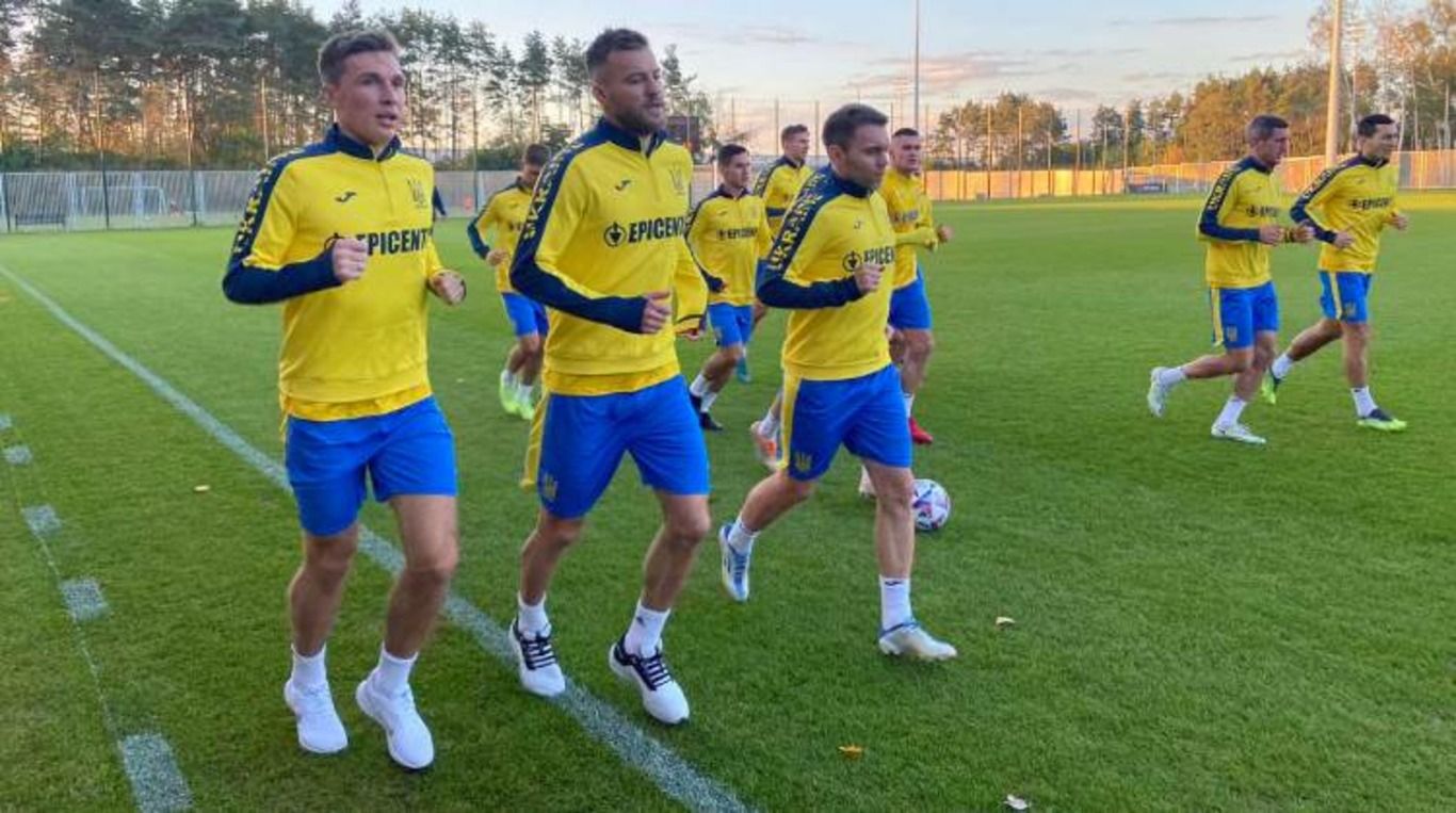 Збірна України почала підготовку до матчу проти Шотландії
