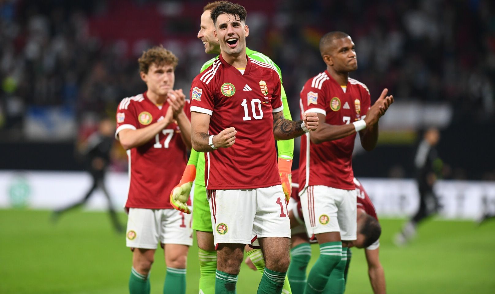 Угорці лідирують в групі Ліги націй Угорці лідирують в групі Ліги націй