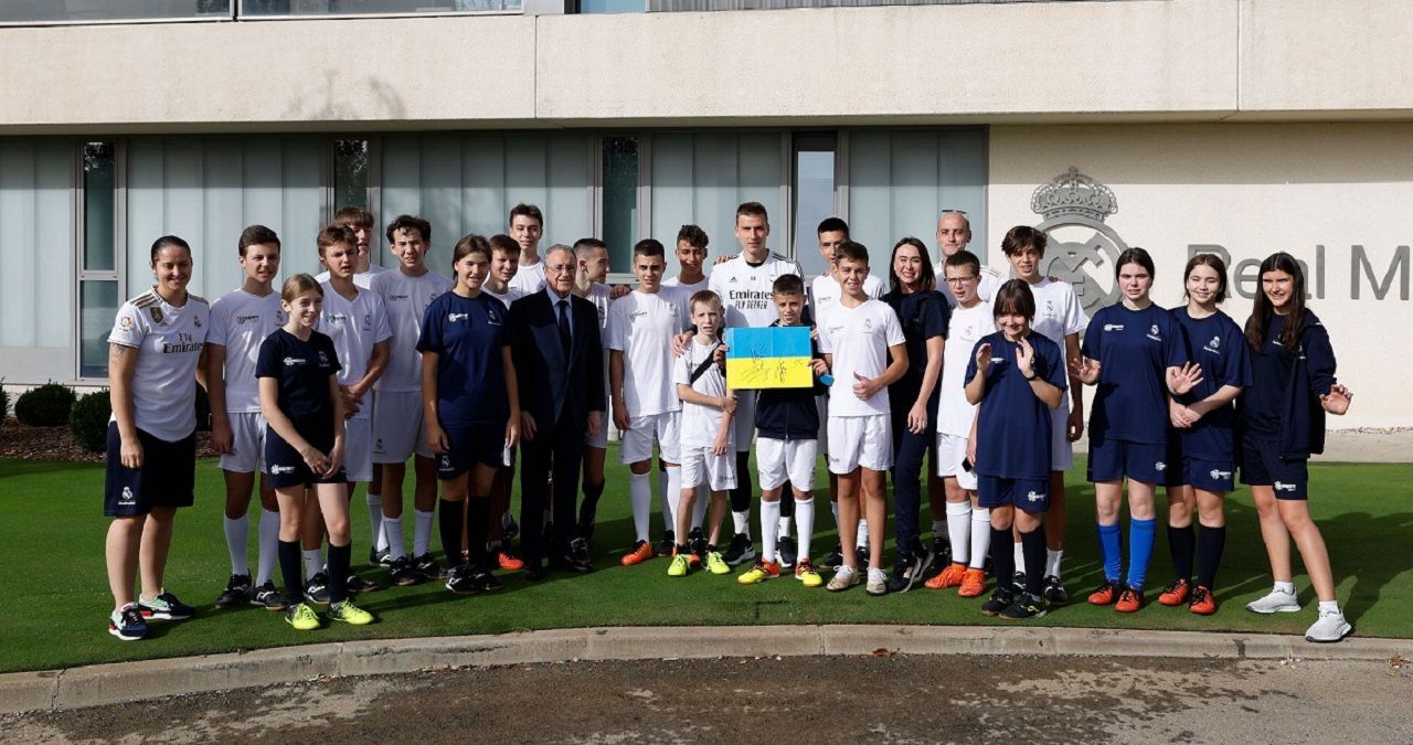 Зустріч Реала з українськими дітьми – фото Зустріч Реала з українськими дітьми – фото