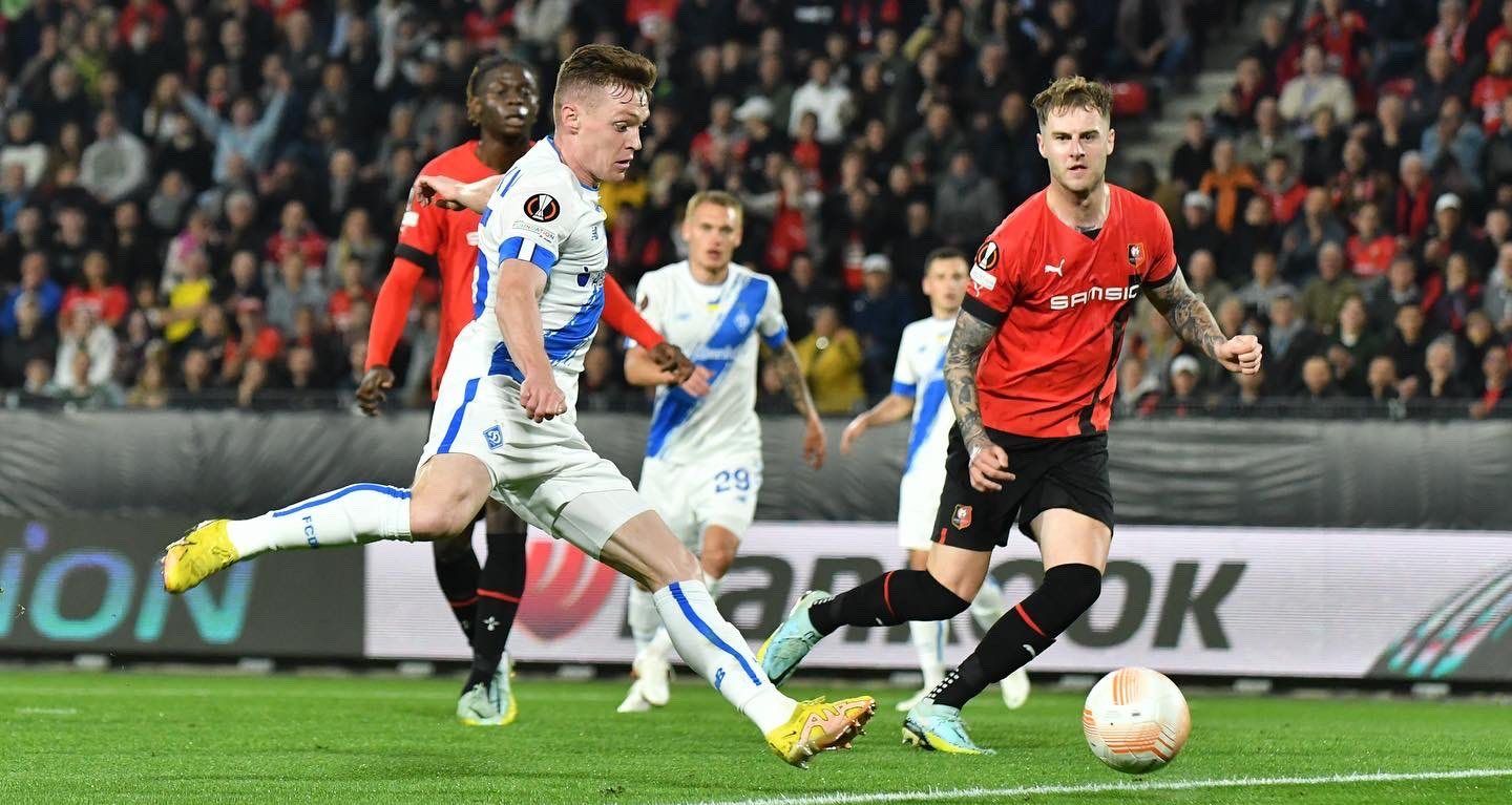 Віктор Циганков відзначився у воротах Ренна Віктор Циганков відзначився у воротах Ренна