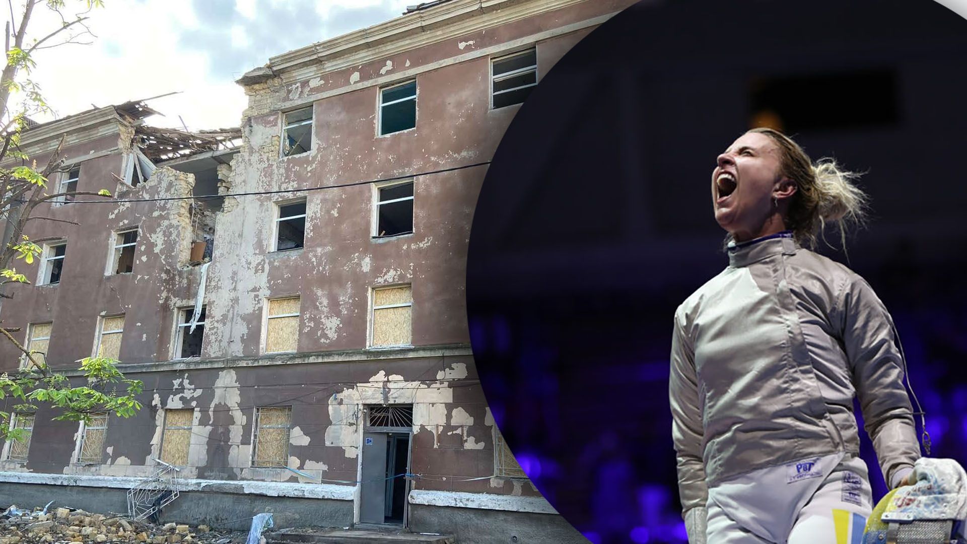 Росіяни влучили в коледж яв якому вчилася Харлан – фото Росіяни влучили в коледж яв якому вчилася Харлан – фото